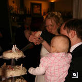 1. Mai '10: Die Hochzeitstorte, hmmm lecker